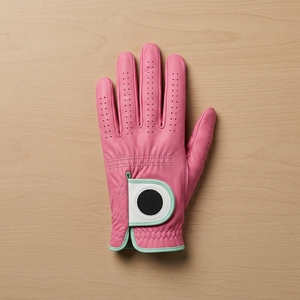 Guante de Golf de Piel de Cabretta de Marca Privada OEM, Antideslizante, para Mano Izquierda, Diseño Transpirable con Dedos Separados, Ajuste Cómodo y Ajustable, Deportivo - Product Image 1