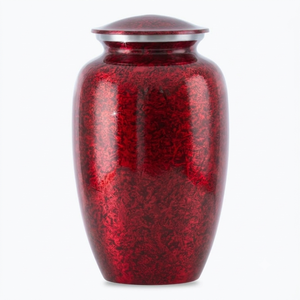 Urna Funeraria Metálica Color Púrpura Moteado para Guardar Cenizas Humanas, Urnas de Cremación al por Mayor - Product Image 3