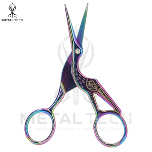 Kit d'outils pour extensions capillaires en titane arc-en-ciel fabriqué au Pakistan 2026 – Pince, ciseaux, aiguille à boucle et étui en acier inoxydable - Product Image 4