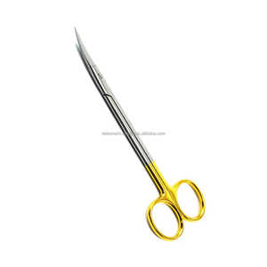 Metzenbaum TC Ciseaux émoussés droits/incurvés 14cm 16cm Outil de dissection chirurgicale certifié CE OEM Private Label par debonairii - Product Image 3