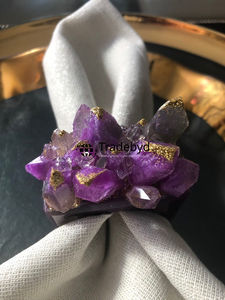 แหวนรัดผ้าเช็ดปากงานแต่งงานทำมือจากเรซิ่น คลาสสิก ทนทาน เป็นมิตรกับสิ่งแวดล้อม ขนาด 2.5 ซม. รูปทรงกลม หรูหรา ตกแต่งโต๊ะอาหาร โดย Tradebyd - Product Image 3