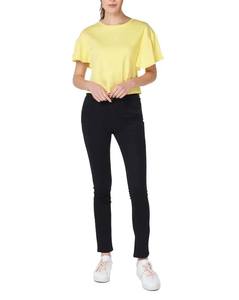 Camiseta Corta Holgada para Mujer, Diseño Básico, Venta en Línea, Manga Acampanada, Ropa Urbana de Verano, Clima Cálido, Hecha en Pakistán - Product Image 6