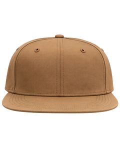 Customized Khaki Brown <b>Flat</b> Brim Snapback <b>Cap</b> For <b>Men</b> Women Adjustable Cotton Baseball Hat Casual Streetwear Premium Quality - Product Image 1