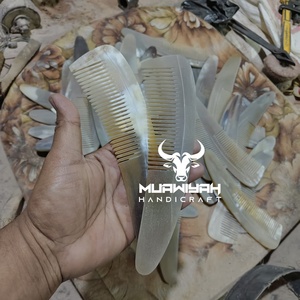 Peine de Cuerno de Buey Ecológico de Alta Calidad, Diseño de Peine de Lujo Pulido para Peinado en Casa y Salón, Tamaño y Forma Personalizables - Product Image 1