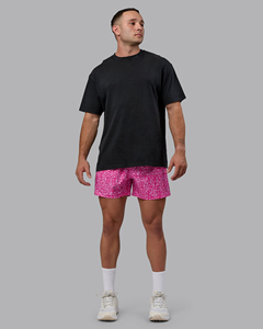 Pantalones Cortos Deportivos para Hombre, Estampado de Camuflaje Rosa, Secado Rápido, Cintura con Cordón y Bolsillos, Estilo Casual, Tejido de Poliéster - Product Image 3
