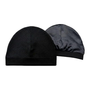 Gorros de Invierno Unisex de Jacquard, Gorros Cálidos de Punto Térmico con Forro de Seda y Satén, Gorros de Acrílico con Logotipo Bordado Personalizado, Gorro en Blanco - Product Image 1