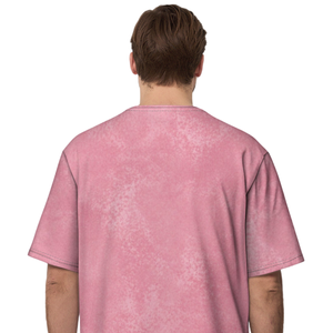 T-shirt graphique oversize délavé pour homme, col rond, manches courtes, imprimé personnage, style vintage streetwear, décontracté, vêtement de mode personnalisé - Product Image 2