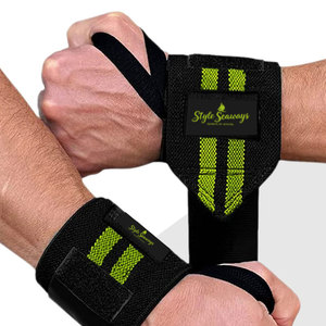 Sangles de poignet de musculation en gros personnalisées pour l'exercice et l'haltérophilie, fabriquées au Pakistan - Product Image 1