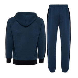 Servicios OEM al por Mayor, Conjuntos Deportivos Personalizados de Alta Calidad con Logotipo, Conjuntos Deportivos de Invierno para Hombre, Talla Grande, Sudadera con Cremallera Completa y Pantalones - Product Image 3