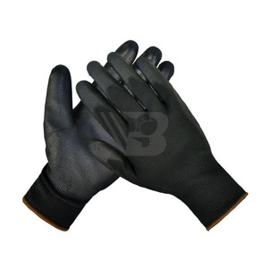 Professional Work Protection Latex Coated Crinkle Safety <b>Gloves</b> Anti-cut Anti-Slip Breathable Features Blue/Gray Colors - Product Image 2