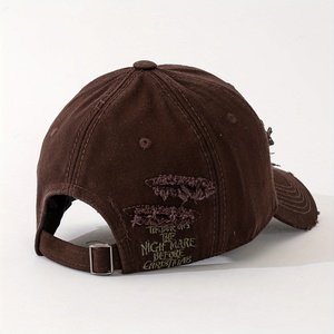 Gorra de Béisbol Desgastada con Logotipo Personalizado, Gorra Lavada al por Mayor, Fabricante OEM, Marca Privada, Gorra Estilo Dad Desgastada - Product Image 6