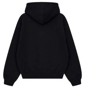 Ensemble décontracté pour homme : sweat à capuche zippé épais et pantalon de jogging en coton doux, style streetwear, noir, ensemble de vêtements de sport tendance - Product Image 2