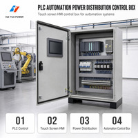 Boîtier de contrôle d'équipement de distribution d'énergie avec écran tactile PLC Mcgs pour l'automatisation, vente en gros en Chine