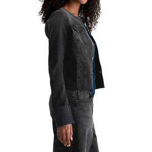 Veste chemise en jean pour femme, coupe classique, lavée, shacket, manteau, automne, hiver, été, style élégant, fournisseur en gros, OEM ODM - Product Image 2
