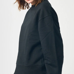 Sweat-shirt décontracté à manches longues et col rond pour femme, coupe ample, prix de gros, sweat-shirt oversize pour femme - Product Image 3