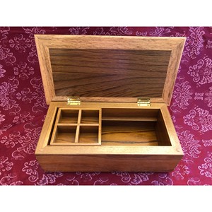 Caja de Joyería de Madera de Caoba al por Mayor |   Organizador de Almacenamiento Hecho a Mano - Product Image 3