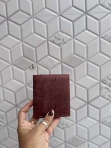 New Genuine Leather Premium <b>RFID</b> <b>Blocking</b> Large Capacity Full Grain Slim Purse Card <b>Wallet</b> Short <b>Wallet</b> Handmade Brown Daily Use - Product Image 1