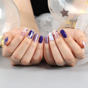 ShineB Best Selling High Quality Korean 3D Gel <b>Nail</b> Strips #45829 Easy Salon Fashion Decoration Crazy <b>Nail</b> <b>Stickers</b> - Product Image 4