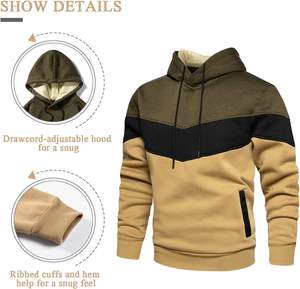 Sudadera con Capucha de Invierno de Algodón Orgánico Ecológico, Sudadera de Forro Polar Personalizada Unisex Sostenible, Sudadera Lisa al por Mayor - Product Image 1