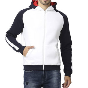Sweat-shirt à capuche zippé en coton mélangé pour homme, confortable, à manches longues, veste à capuche élégante et décontractée pour l'automne et l'hiver - Product Image 1