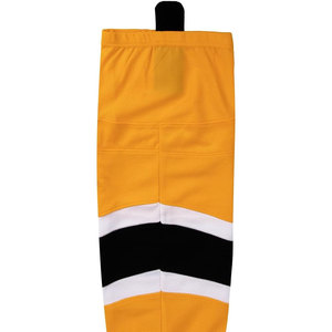 Yellow Navy Reflective <b>Leg</b> <b>Warmers</b> Solid Color Regular Fit Sports Socks - Product Image 3
