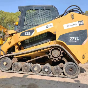 Japan Caterpillar 277C 7 Ton Skid Steer Front Loader 90% New Original Color Used <b>Machine</b> in Stock - Product Image 1