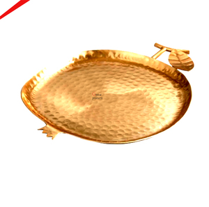 Bandeja de mesa creativa de aluminio de lujo con forma de pera de Global Products, plato recién llegado - Product Image 5