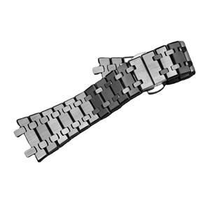 <span class=keywords><strong>Cinturino</strong></span> per Orologio in Ceramica di Alta Qualità, Opzioni Bianco e <span class=keywords><strong>Nero</strong></span>, Sensazione Piacevole al Tatto, <span class=keywords><strong>Cinturino</strong></span> in Porcellana dal Design Distintivo - Product Image 1