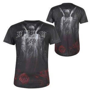 Camiseta Deportiva de Manga Corta para Hombre, Corte Ajustado, Ligera, de Algodón/Elastano, Estilo Urbano, OEM - Product Image 6