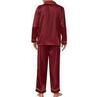 Ensemble de pyjama décontracté léger et thermique pour homme, en tricot doux, respirant, à séchage rapide, écologique, à manches longues, chaud pour l'hiver