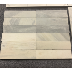 Panel de Mosaico de Mármol Blanco con Codificador Lineal, Tira Decorativa Moderna Resistente al Agua para Paredes de Cocina y Baño - Product Image 1