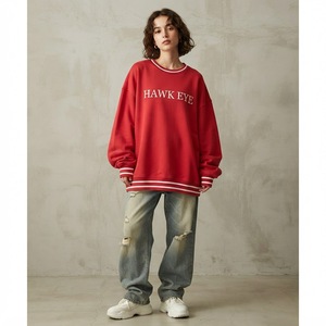 Sudadera HAWK EYE SPORTS Otoño/Invierno para Mujer, Estilo Urbano, con Capucha, Cuello Redondo, Hombros Caídos, Transpirable, 360g, 100% Felpa - Product Image 5