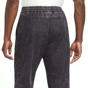High Quality Customizable Men's Acid Wash <b>Trouser</b> Distressed Streetwear Regular Fit Acid Wash <b>Trouser</b> - Product Image 6