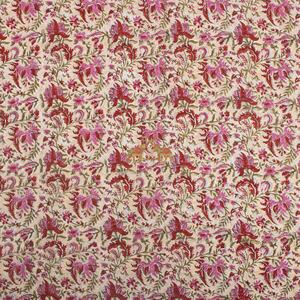 Nouvelle collection de tissu imprimé à la main en pur coton 100% léger imprimé floral pour les costumes tissés de chemise douce pour femmes - Product Image 3