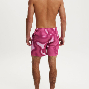 Shorts de bain pour hommes OEM, style hip-hop, impression personnalisée, séchage rapide, en toile légère, décontractés, pour piscine, plage, vacances, été - Product Image 3