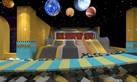 Juegos de juegos infantiles suaves con tema de espacio de gran tamaño para patio interior Futurama para Centro Comercial