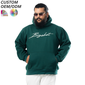 Sweat-shirt pour homme grande taille, col rond, coton, décontracté, vêtements d'hiver, respirant, 360g, logo personnalisé, support OEM ODM pour les marques en gros - Product Image 5