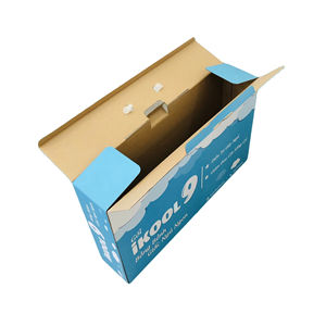 Caja de Cartón Corrugado Rectangular Plegable de Marca Privada, Materiales Reciclados, Productos para el Hogar, Cajas de Papel Rígidas de 50*10*30 para Embalaje - Product Image 1
