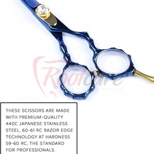 High Performance Salon Tool Hair Thinning <b>Scissors</b> Balanced Grip Hair Thinning <b>Scissors</b> For Comfort Use - Product Image 4