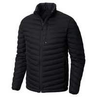 Veste matelassée à capuche noire pour homme, coupe-vent, décontractée, hiver, fermeture éclair, rembourrage en polyester, coupe régulière