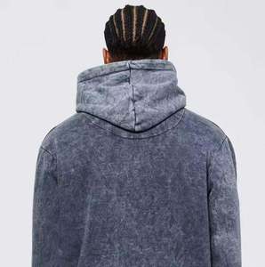 Sweat-shirt à capuche oversize pour homme, couleur unie, en coton French Terry, décontracté, anti-boulochage, coupe classique, pour l'automne - Product Image 4