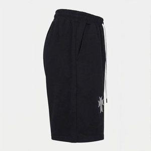 Shorts en maille à strass pour hommes, style streetwear, scintillants, pour le basketball, avec logo personnalisé, décontractés, mode estivale, bas de tenue pour hommes - Product Image 4