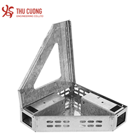 Couvercle transparent solide en métal Triangle Rat Catch Box Humane No-Kill Multi-Live Mouse Trap Bus Zapper Corner Pest Control Mouse Trap