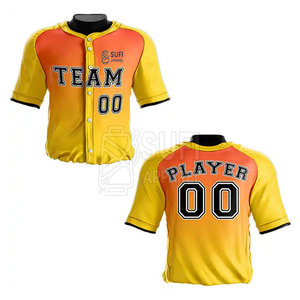 Nuevo Uniforme de Béisbol para Hombre Adulto, Personalizado con Nombre y Número, Diseño Transpirable de Poliéster, Colores y Logotipo Personalizados, Alta Calidad - Product Image 3