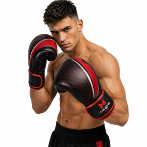 Wholesale MMA Gloves Custom Logo Professional Boxing Training Durable PU Leather for <b>Wrist</b> Closure - Product Image 4