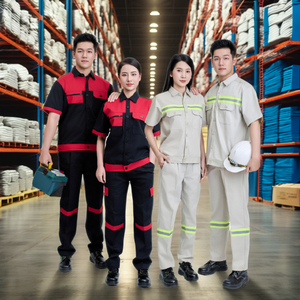 VN FACTORY construction worker shirt field uniforms electrician work clothes welders suit cargo pants baggy - OEM/ODM - LOW MOQ - Product Image 1