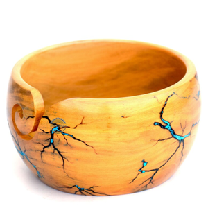 Cuenco de Hilo de Madera Estilo Antiguo, de Teca Pulida Jali, con Decoración Tallada Ovalada, Soporte para Regalos, Hogar, Cocina, Animal, de AYAANS - Product Image 1