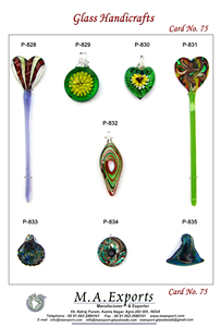 Pendentif élégant en verre transparent long, fait main, accessoire de fabrication de bijoux artisanaux, composant décoratif à prix de gros - Product Image 4