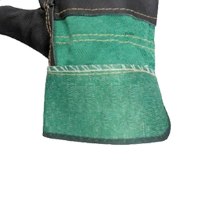 Guantes de Trabajo Antideslizantes y Transpirables de Nitrilo con Forro de Cuero Vacuno y Algodón, Equipo de Seguridad para Uso General y Deportes - Product Image 3