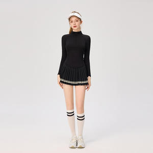 Falda de tenis de secado rápido y alta elasticidad para mujer, ropa deportiva de compresión, conjunto de tenis a la moda, fabricado por TRIOTAKE INDUSTRY - Product Image 2